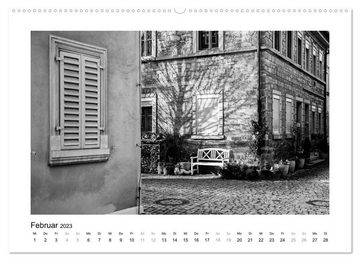CALVENDO Wandkalender Schweinfurt schwarzweiß (Premium, hochwertiger DIN A2 Wandkalender 2023, Kunstdruck in Hochglanz)