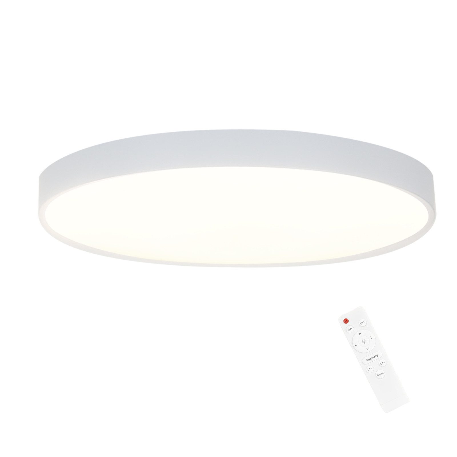 ZMH LED Deckenleuchte Wohnzimmer Rund Schwarz/Weiß günstig online kaufen