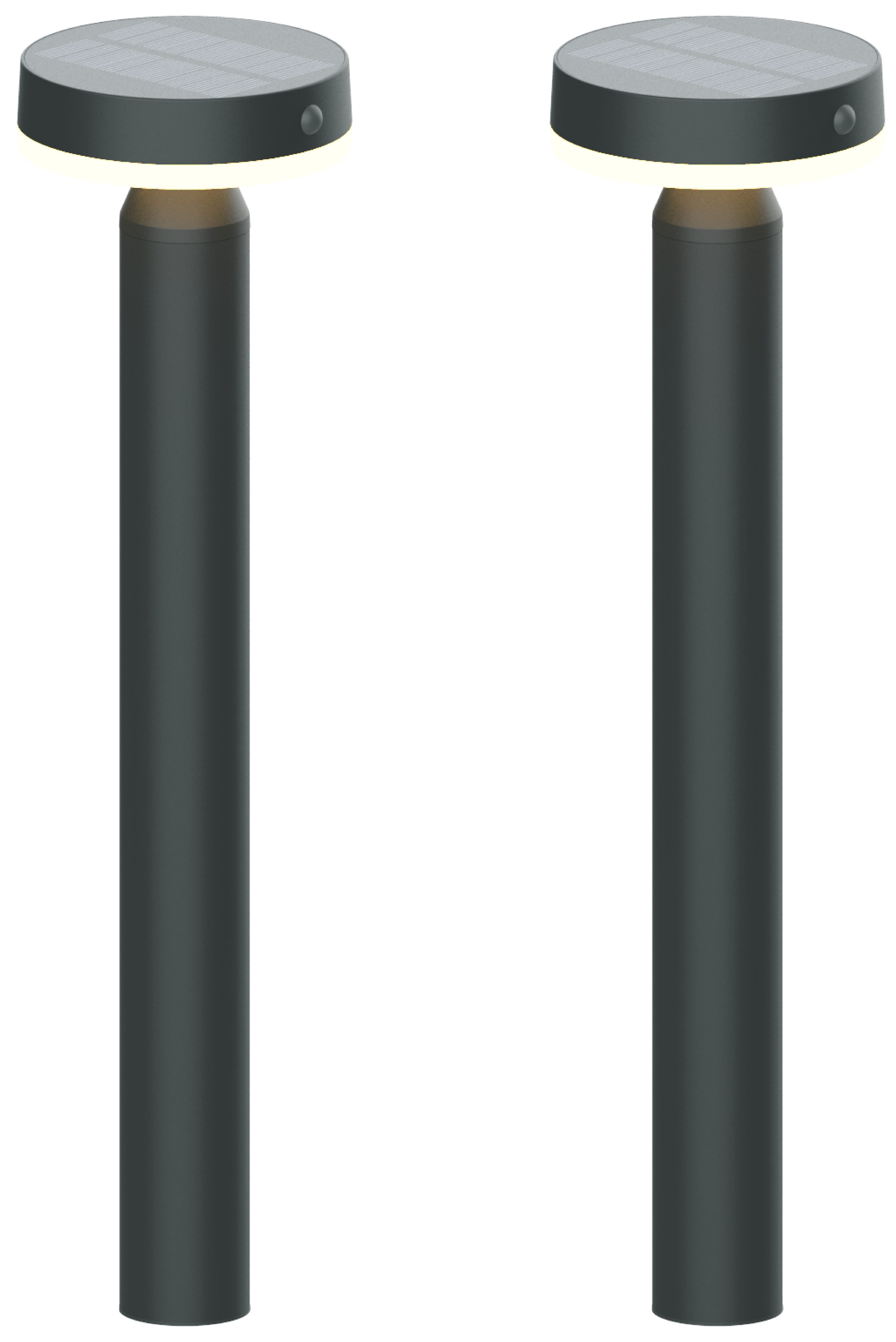 BOLD LED Solarleuchte Solar-Wegeleuchte, LED fest integriert, 3000K, Infrar günstig online kaufen