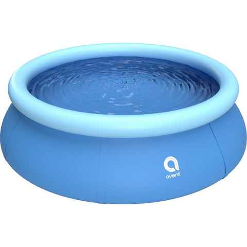 Avenli Quick-Up Pool Prompt Set Pool 240 x 63 cm (Aufstellpool mit aufblasbarem Ring), Swimmingpool auch als Ersatzpool geeignet
