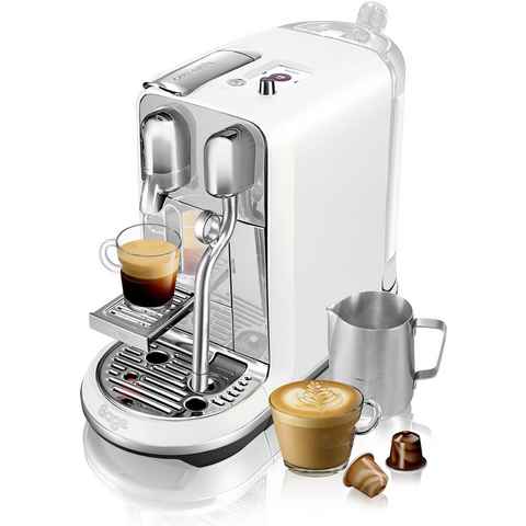 Nespresso Kapselmaschine Creatista Plus SNE800SST, inkl. Willkommenspaket mit 7 Kapseln + Edelstahl-Milchkanne