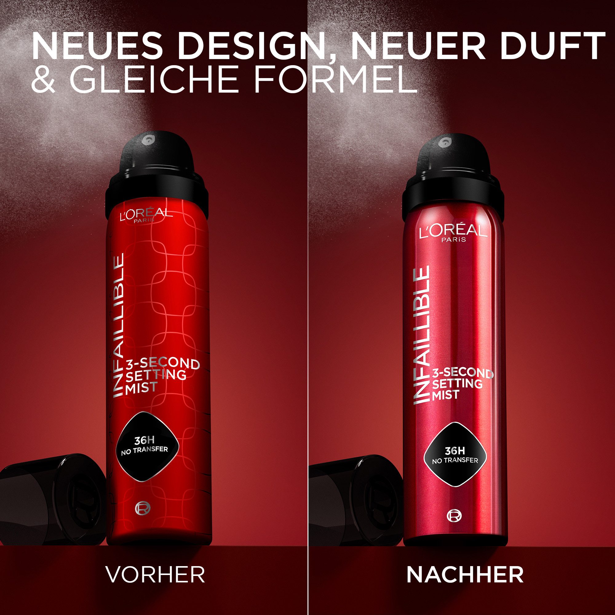L'ORÉAL PARIS Gesichtsspray L'Oréal Paris Infaillible 3-Second Setting Mist XXL