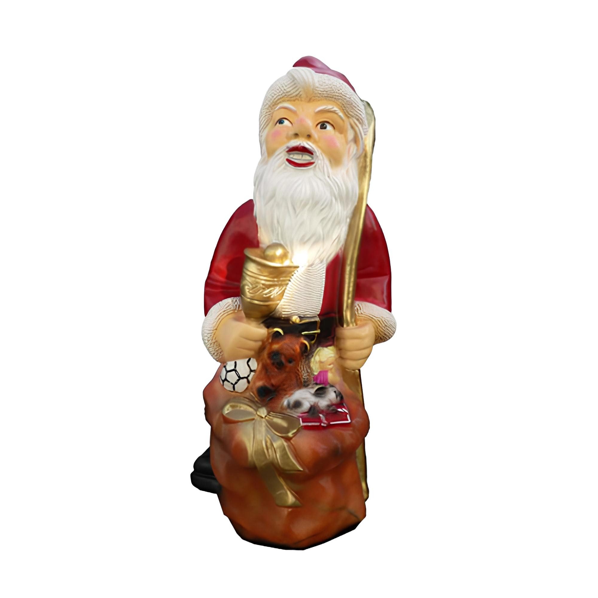 Xlmoebel Weihnachtsfigur Weihnachtsmann Figur aus hochwertigem Material, detailreich gestaltet (Skulptur), Hergestellt in Europa