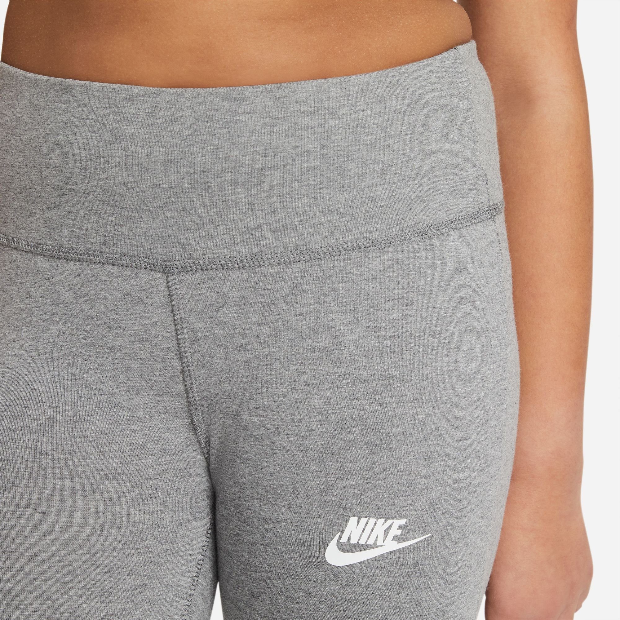 - Nike KIDS' für (GIRLS) FAVORITES BIG Sportswear heath Kinder carbon LEGGINGS HIGH-WAISTED Leggings