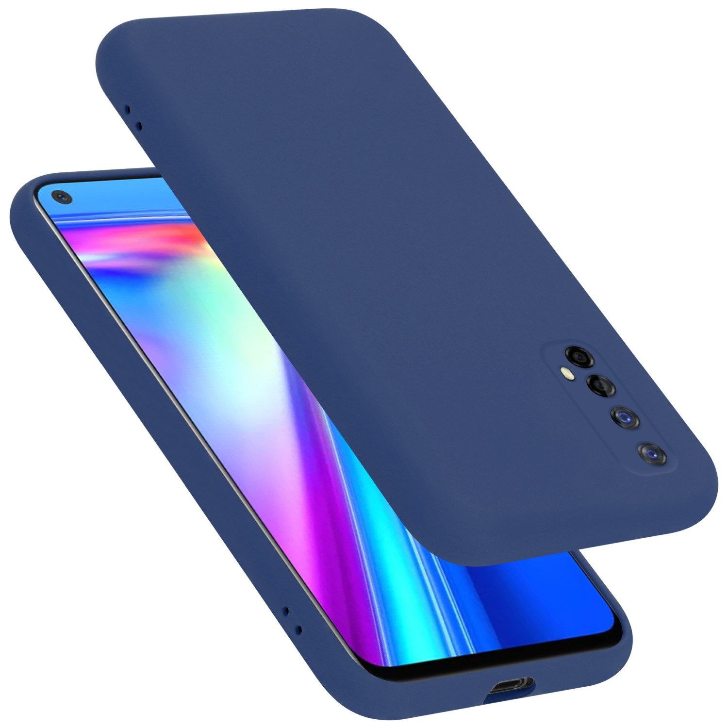 Cadorabo Handyhülle für Realme 7 5G Hülle Realme 7 5G, Flexible Hülle TPU Silikon Schutzhülle Back Cover Case