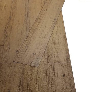 Teppichboden PVC-Fliesen Selbstklebend 2,51 m² 2 mm Walnussbraun, vidaXL