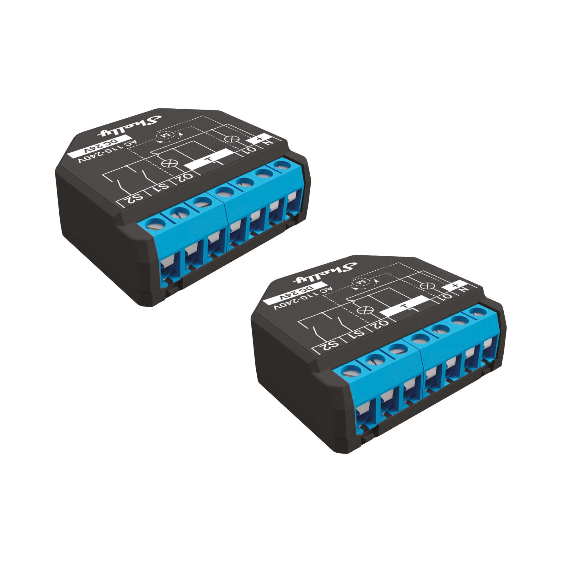 SHELLY WLAN-Schaltaktor Plus 2PM, 2x 10 A Smart-Home-Zubehör