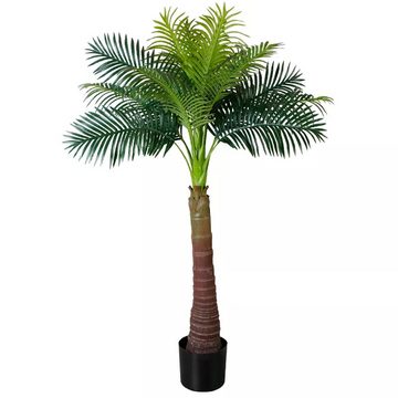 Kunstpalme Künstliche Palme Areca 180 cm große Künstliche Pflanze Palme, Arnusa, Höhe 180 cm, fertig im Topf