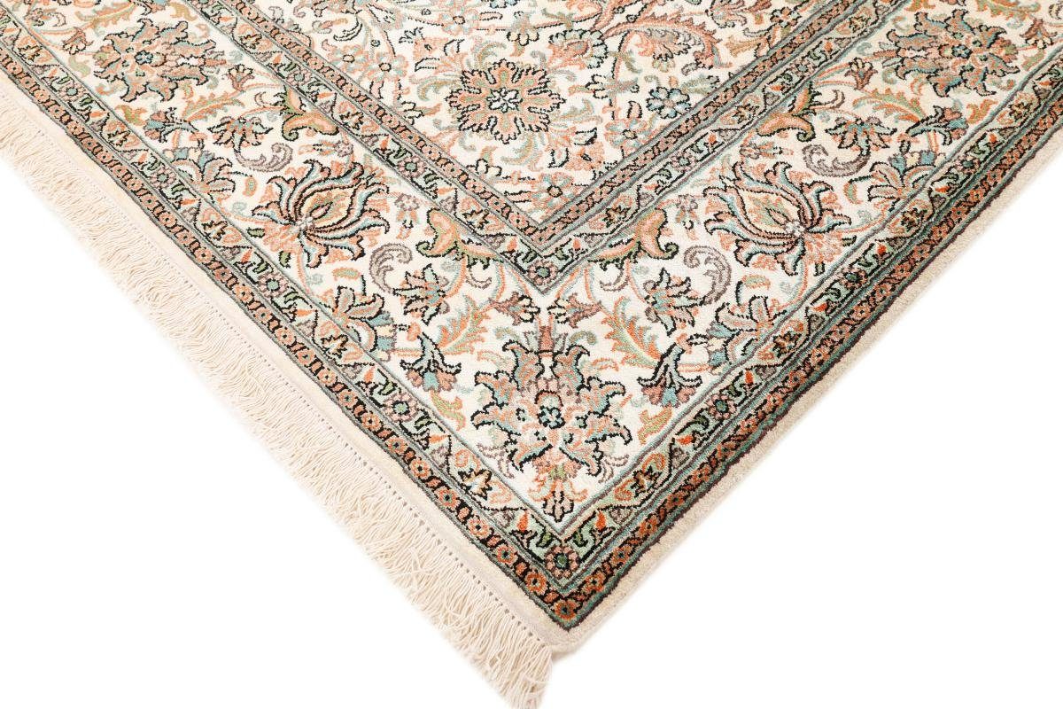 Orientteppich, Kaschmir Seide rechteckig, 4 mm Handgeknüpfter Orientteppich Nain Trading, Höhe: 195x264