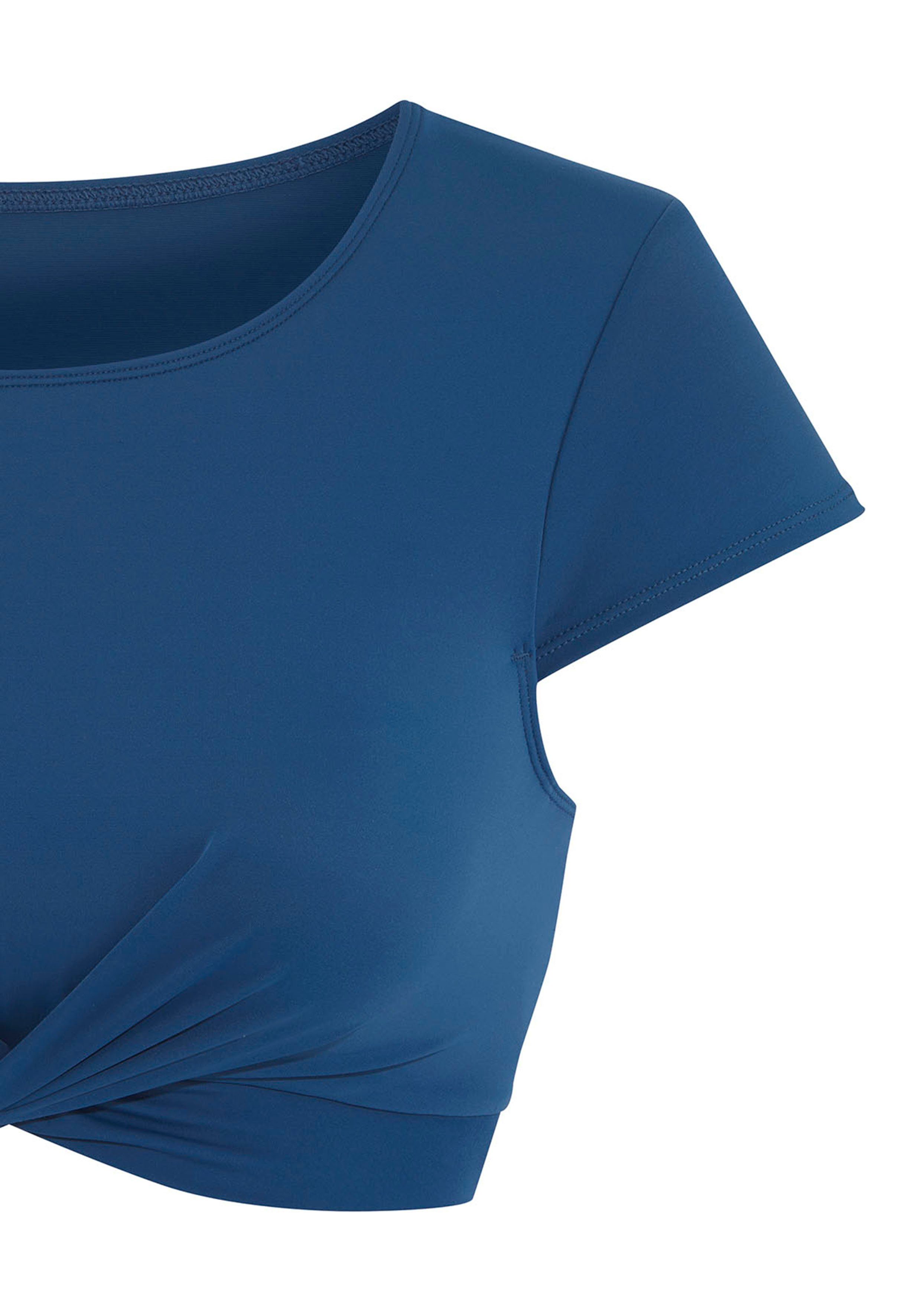 LASCANA ACTIVE Crop-Bikini-Top Oceana, mit modischer Knotenoptik
