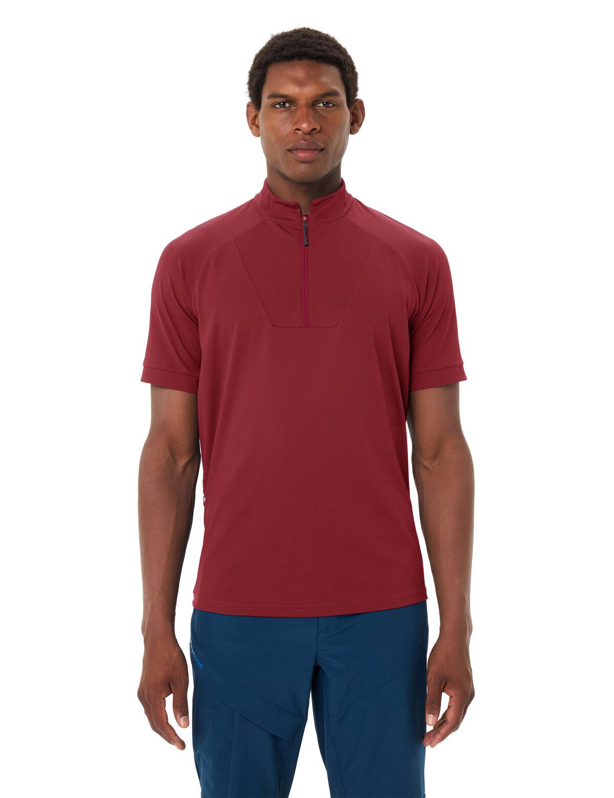 VAUDE T-Shirt Men's Adlux HZ Shirt (1-tlg) atmungsaktives und schnelltrocknendes Radshirt