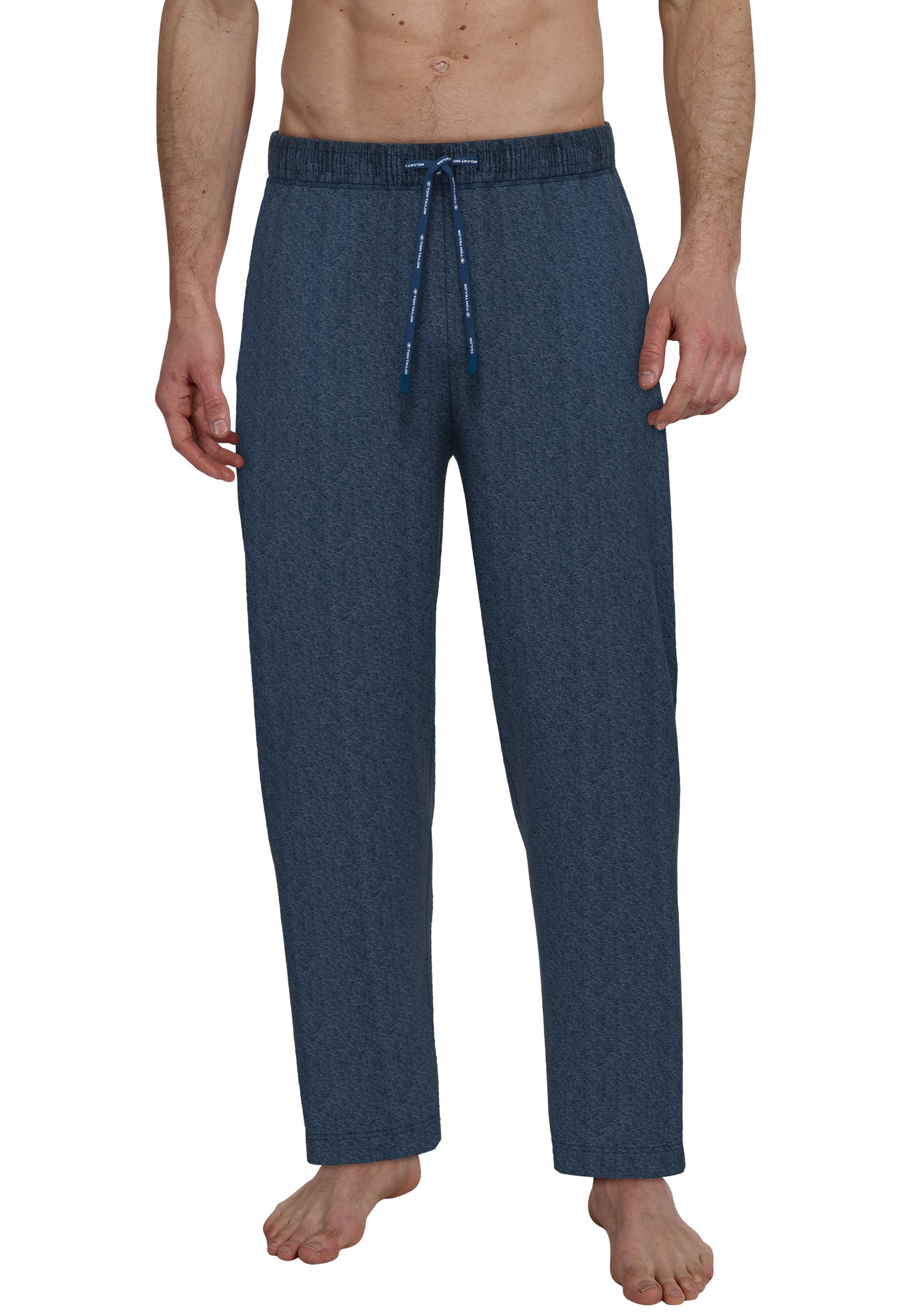 TOM TAILOR Pyjamahose Tennessee mit Gummizug und Bindeband, Cotton Mix günstig online kaufen