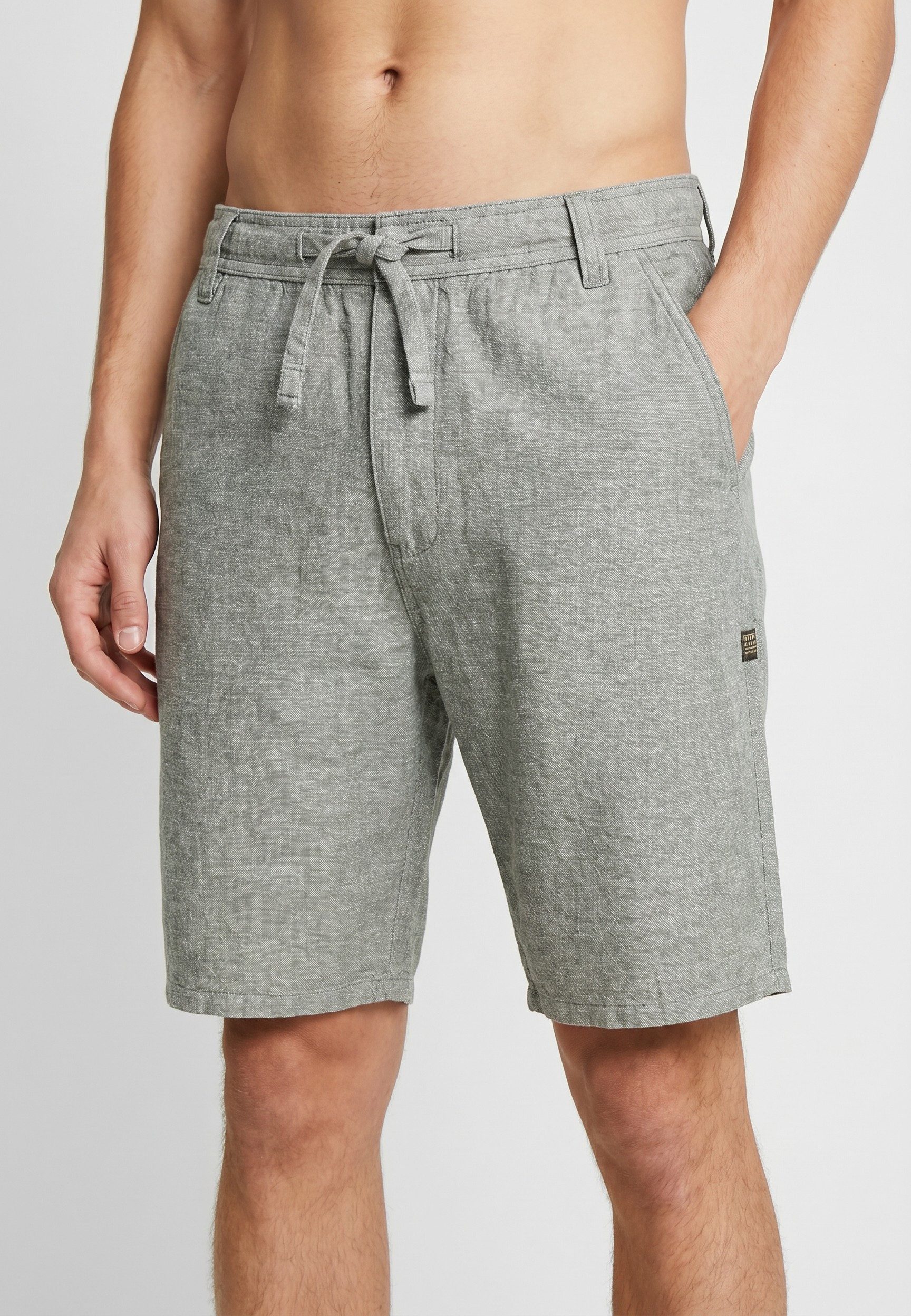 Eight2Nine Shorts Herren Kurze Hose aus Viskose-Leinen-Mix Sommerhose, Gummibund, Kordel