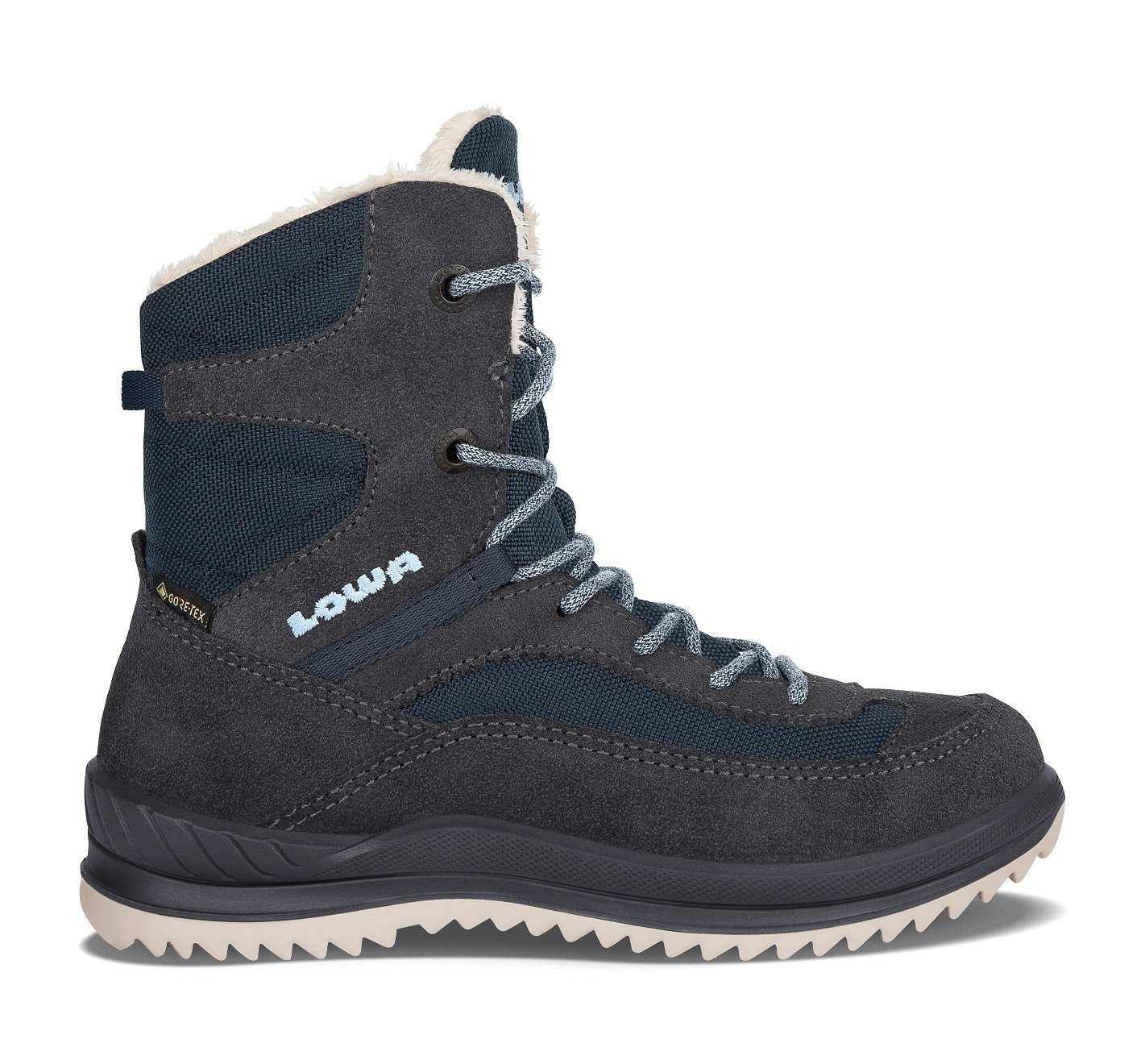 Lowa Ella GTX (wasserdicht) navyblau/eisblau Kleinkinder Mädchen Winterstiefel