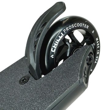 Chilli Stuntscooter Chilli Pro Stunt-Scooter Riders Choice Rolle Made in USA 110mm Schwarz