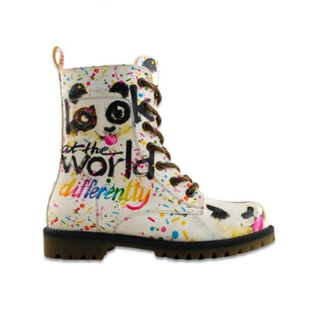 LaMarta Damenstiefel Vegan, Weiß boots, Schnürboots, günstig online kaufen