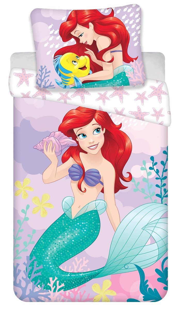 Disney Bettwäsche Disney Arielle Meerjungfrau Bettwäsche günstig online kaufen