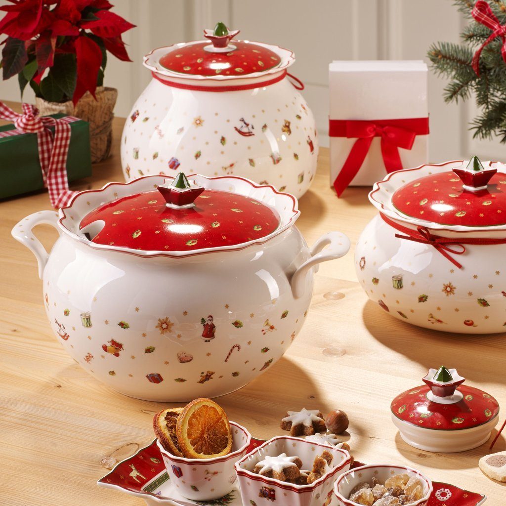 Villeroy & Boch Suppenschüssel Toy's Delight Terrine, Porzellan, (1-tlg), Premium Porcelain, 1 Stck, Handw., mikrow.sicher