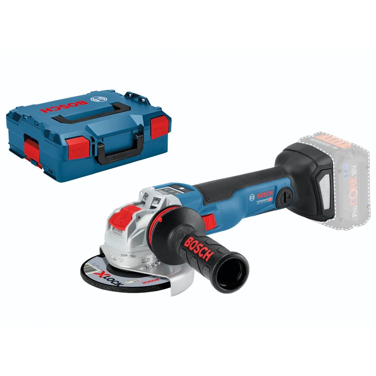 BOSCH Winkelschleifer GWX 18V -10 SC Akku-Winkelschleifer