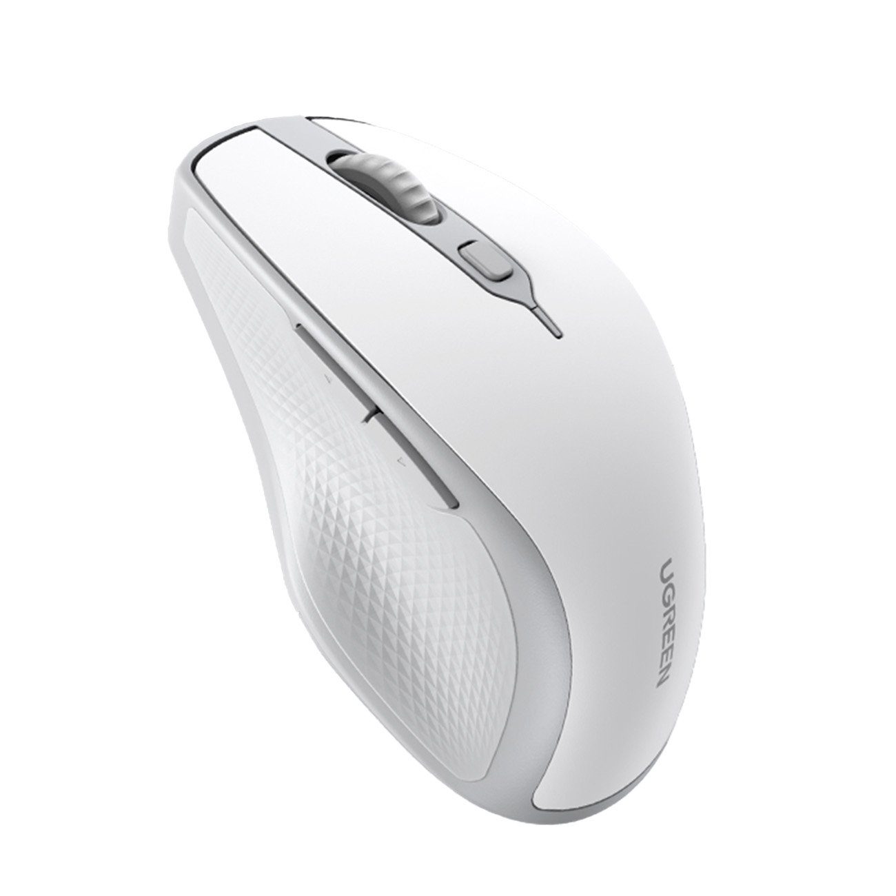 UGREEN MU101 ergonomische kabellose Maus Bluetooth / 2,4 GHz – Weiß  ergonomische Maus