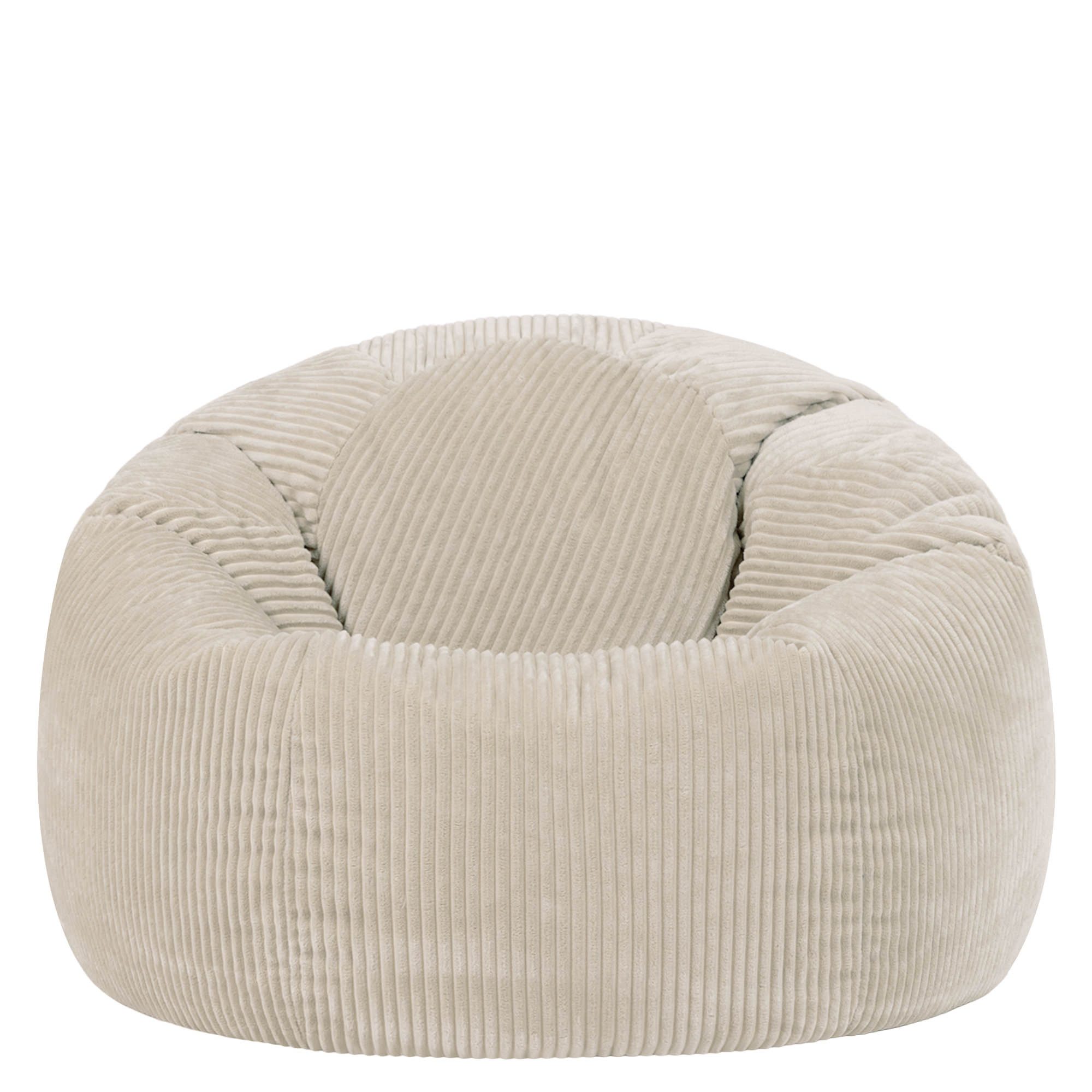 icon Sitzsack Erwachsene 2er Set Klassischer Sitzsack aus Cord „Kingston“, 85x50cm, Made in Germany, für Erwachsene & Kinder, mit Füllung – Bild 4 von 5