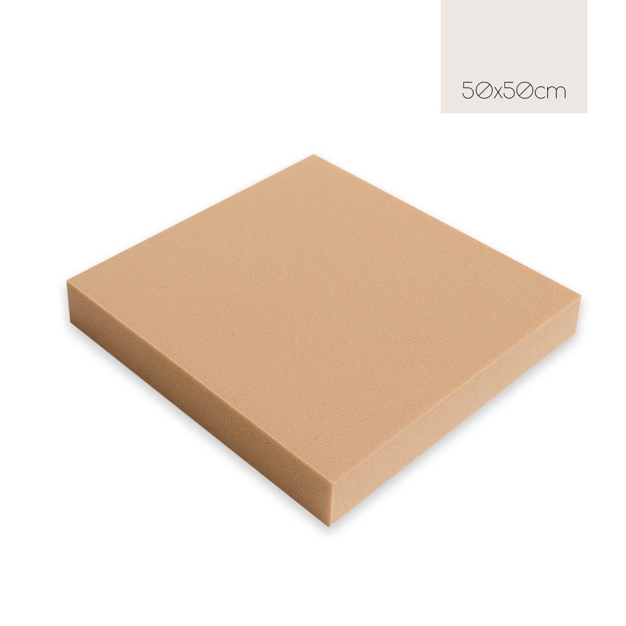 POWER SCHAUMSTOFF Sitzkissen Schaumstoff, Sitzkissen, 50x50x3/4/5cm, Verschiedene Qualitäten
