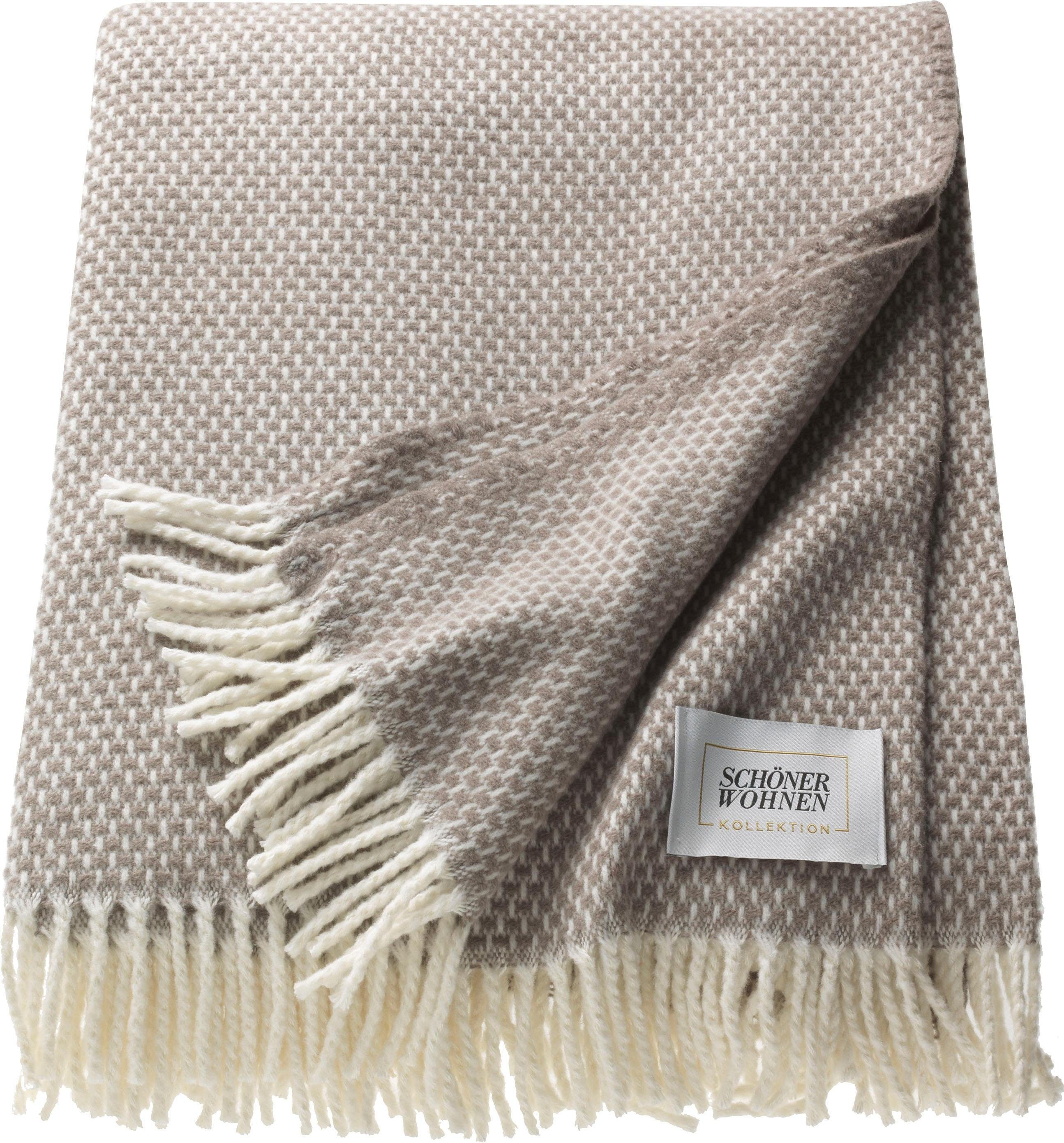 Wohndecke Zen, SCHÖNER WOHNEN-Kollektion, mit Fransen, Kuscheldecke günstig online kaufen