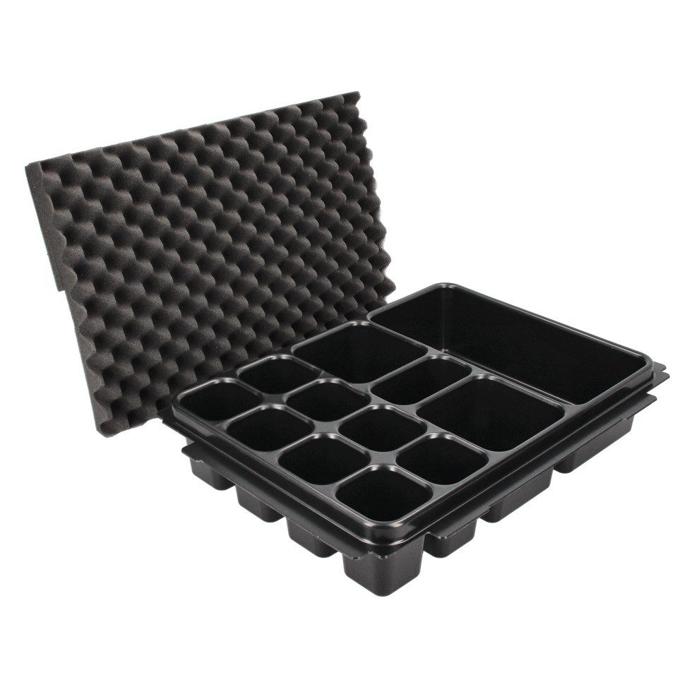 Makita Werkzeugkoffer P-83674 Universaleinsatz Einlage mit 12 Mulden + Deckenploster
