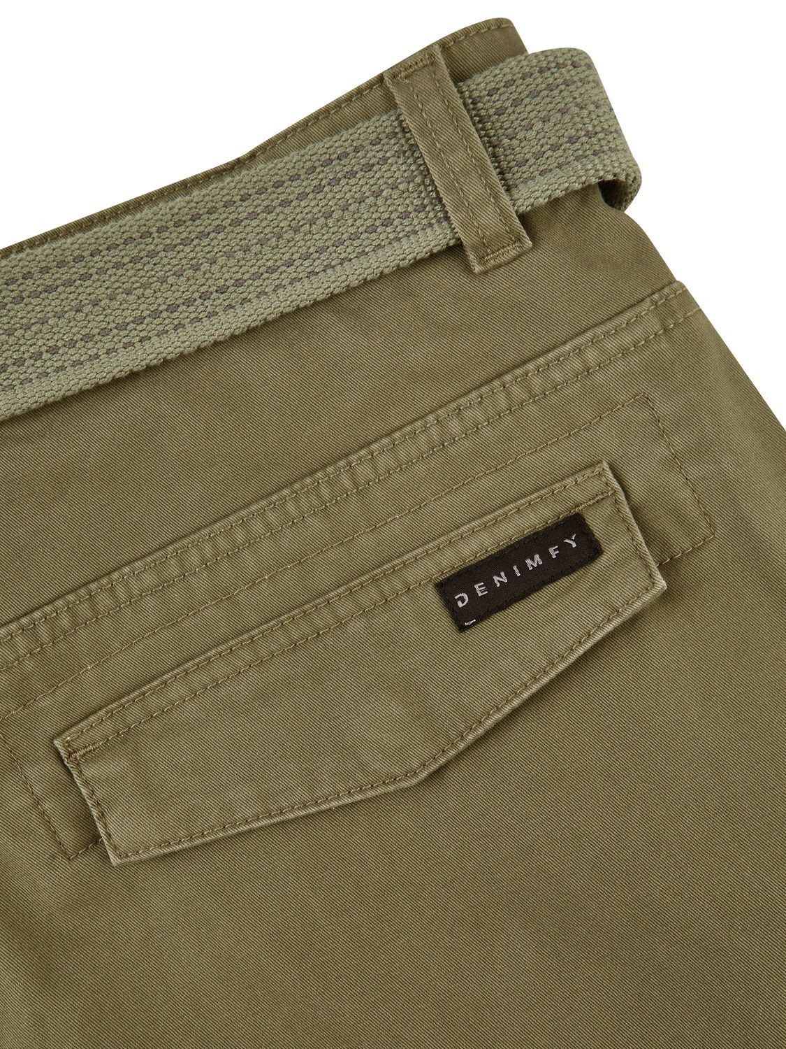 DENIMFY Cargoshorts Herren Shorts DFPhil Regular Fit Bermudashorts mit Gürtel