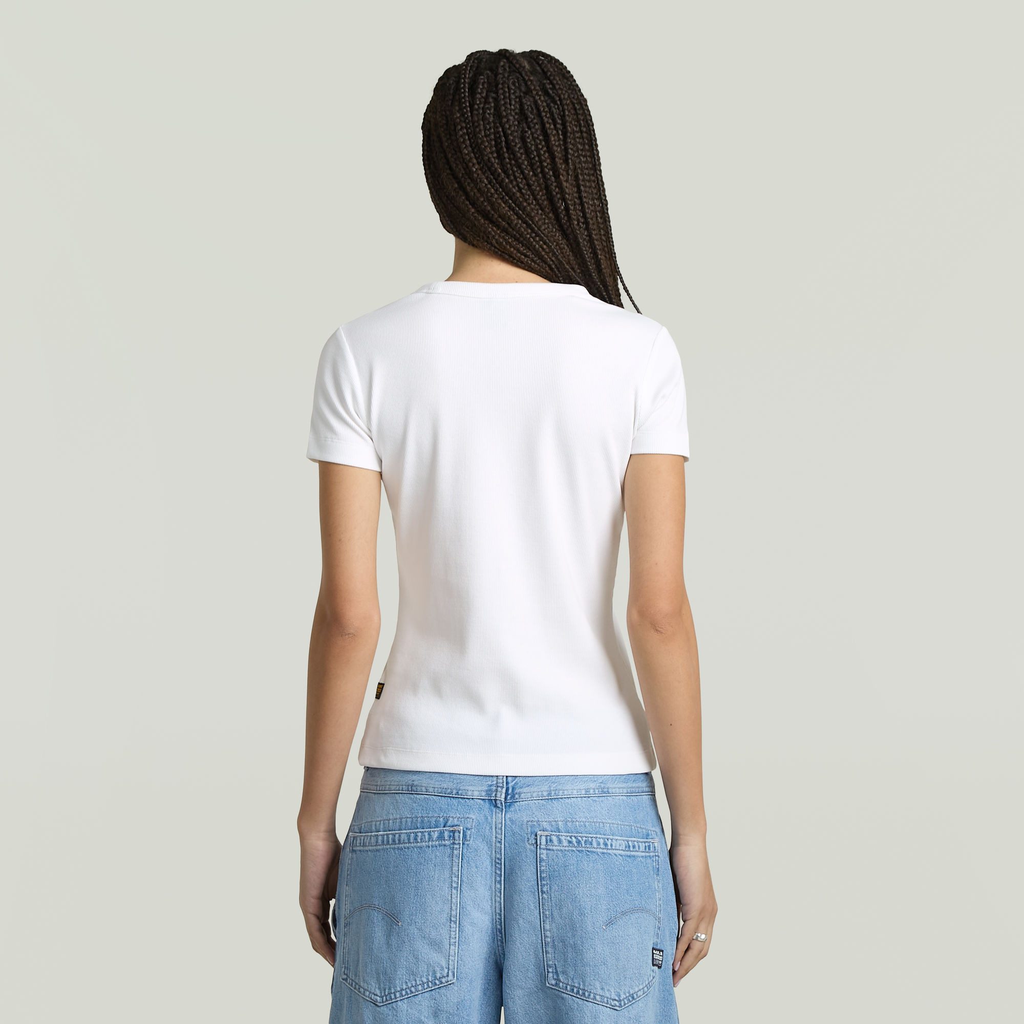 G-STAR T-Shirt Rib Cap Sleeve aus günstig online kaufen