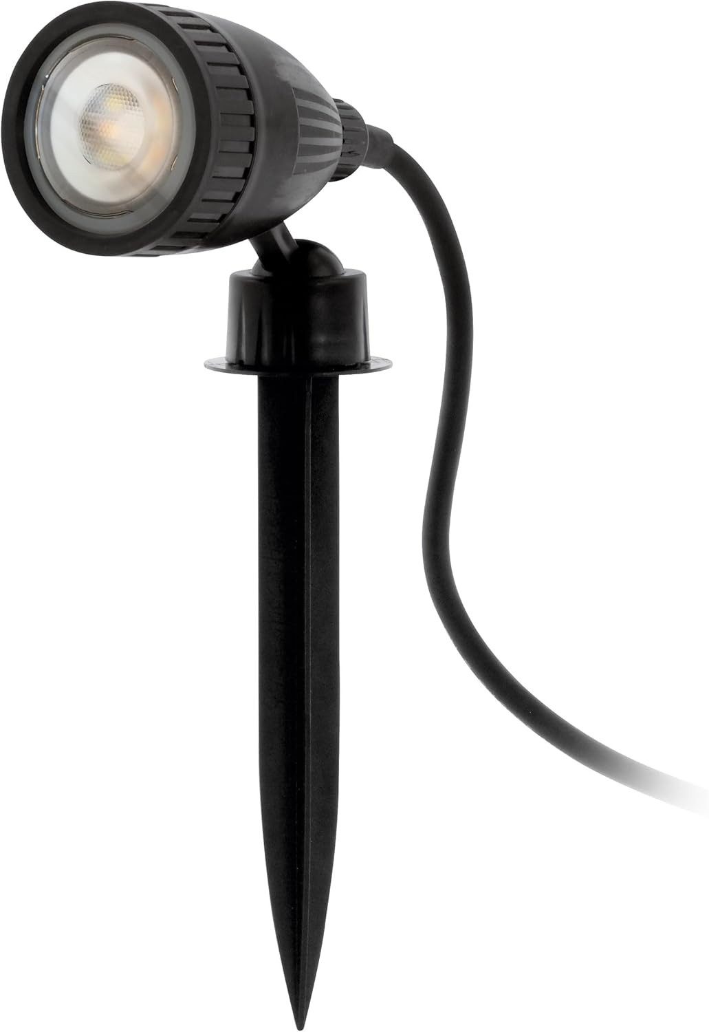 EGLO Außen-Stehlampe, EGLO connect Erdspießstrahler Nema 1-C, Smart Home Außenleuchte, Boden