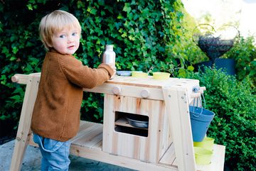 Small Foot Outdoor-Spielküche Gummi, Holz, Kunststoff, Metall