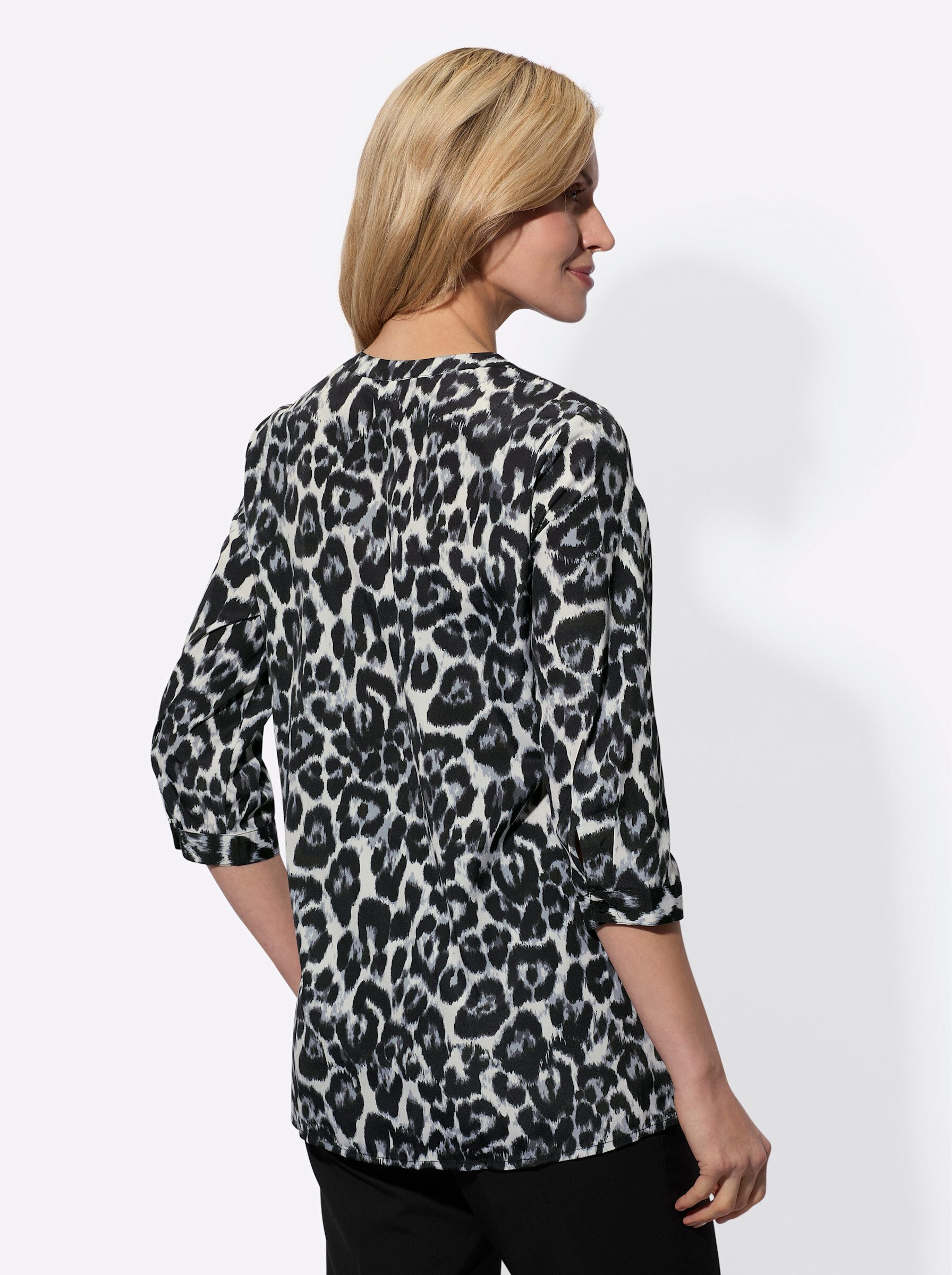 Sieh an! Klassische Bluse Longbluse . günstig online kaufen