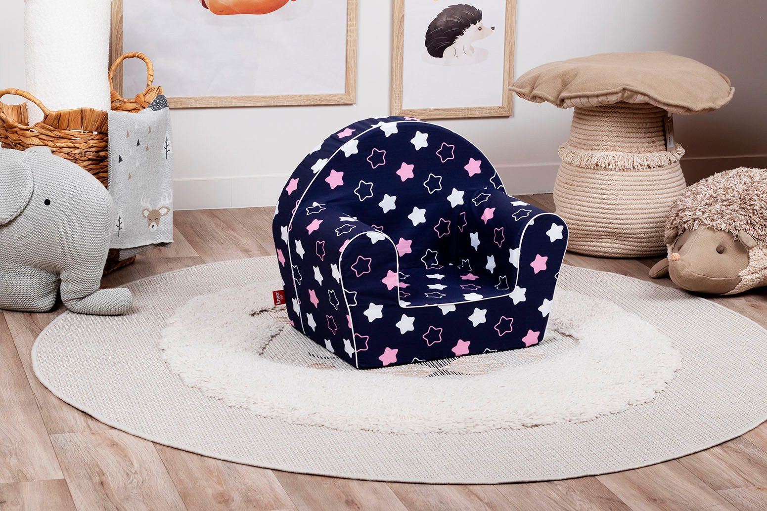 Knorrtoys® Sessel Star blue pink, für günstig online kaufen