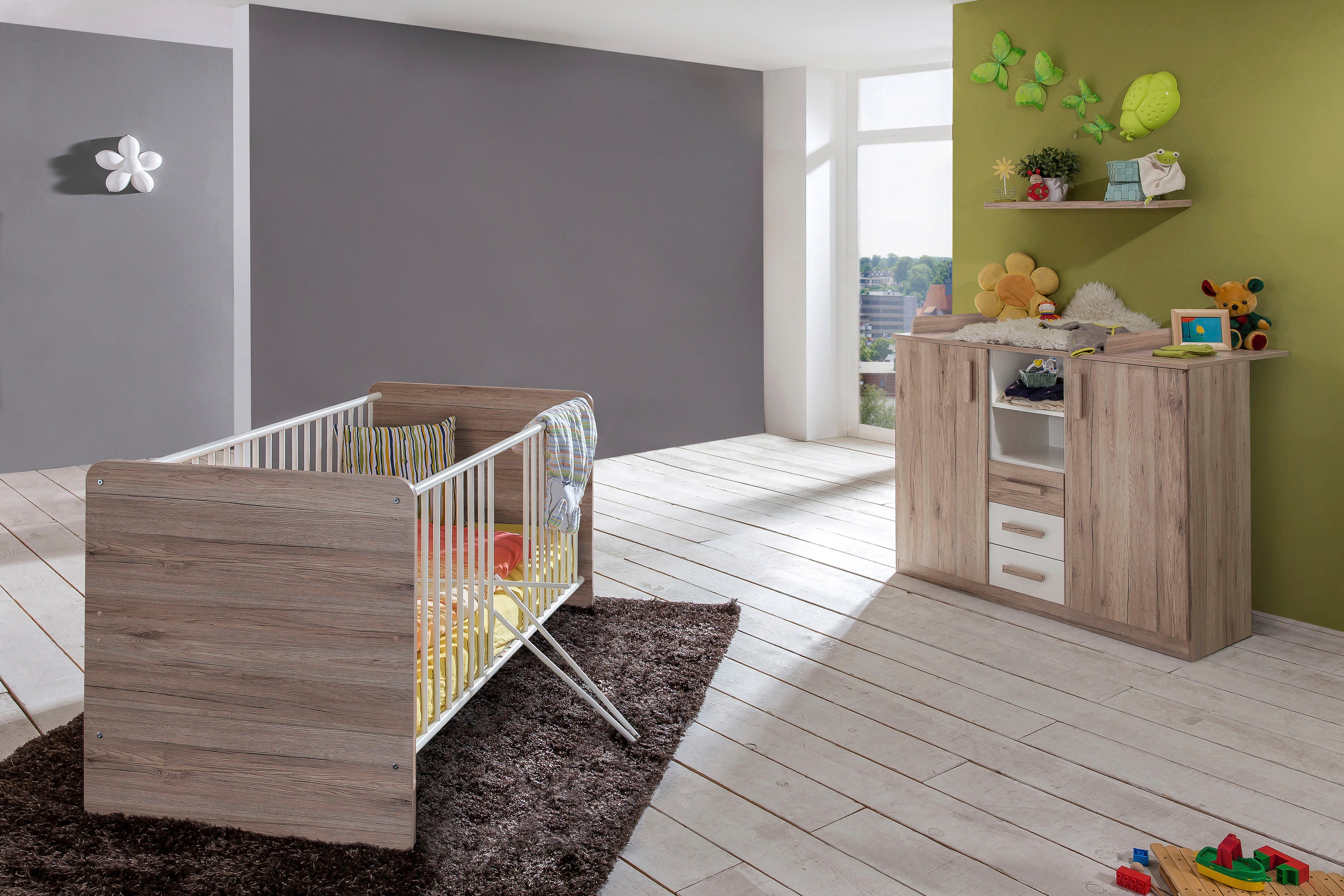 Wimex Babymöbel-Set Bergamo, (Spar-Set, 2-tlg), Bett + Wickelkommode