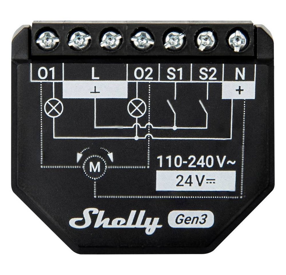 Thumbnail - Shelly Relais max. 16 A, 2 Kanal, WLAN, BT Smart-Home-Steuerelement