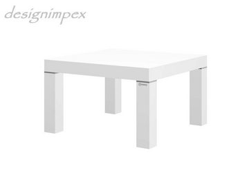 designimpex Couchtisch Design Couchtisch H-222 Weiß Hochglanz Highgloss Tisch