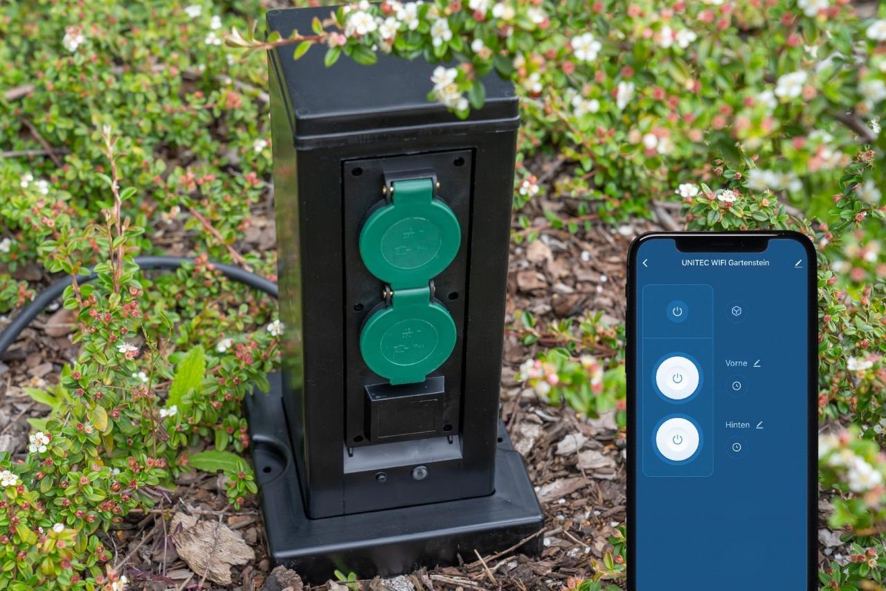 Trend Line Steckdose WIFI Gartensteckdosensäule