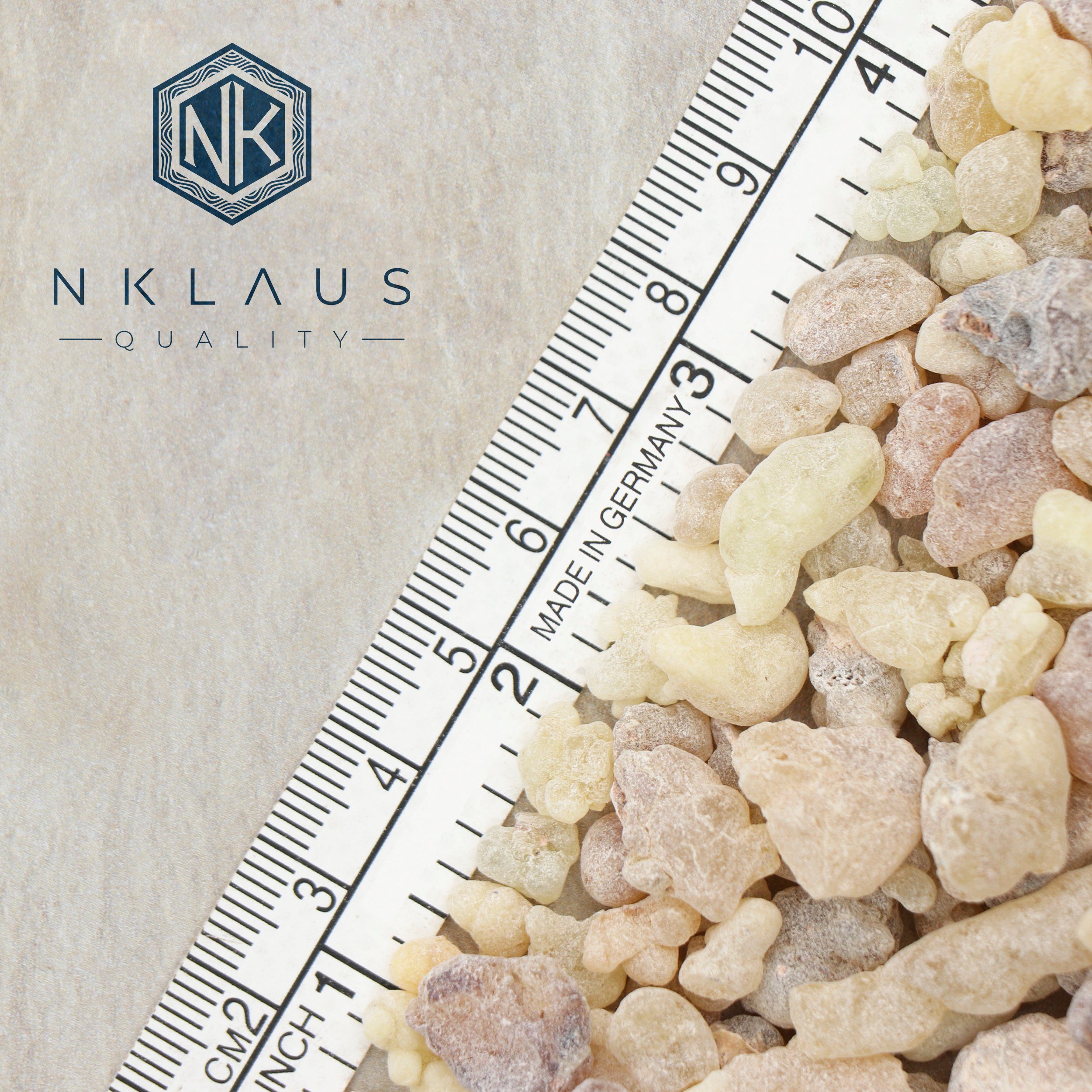 NKlaus 0,5-1,5cm Boswellia Weihrauch 1, 100g Oman Räucherstäbchen-Halter Körnung Räucherwerk