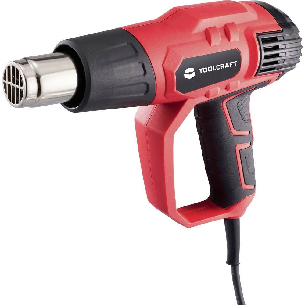 TOOLCRAFT Heißluftgebläse TO-10332099 Heißluftgebläse mit Zubehör 2000 W