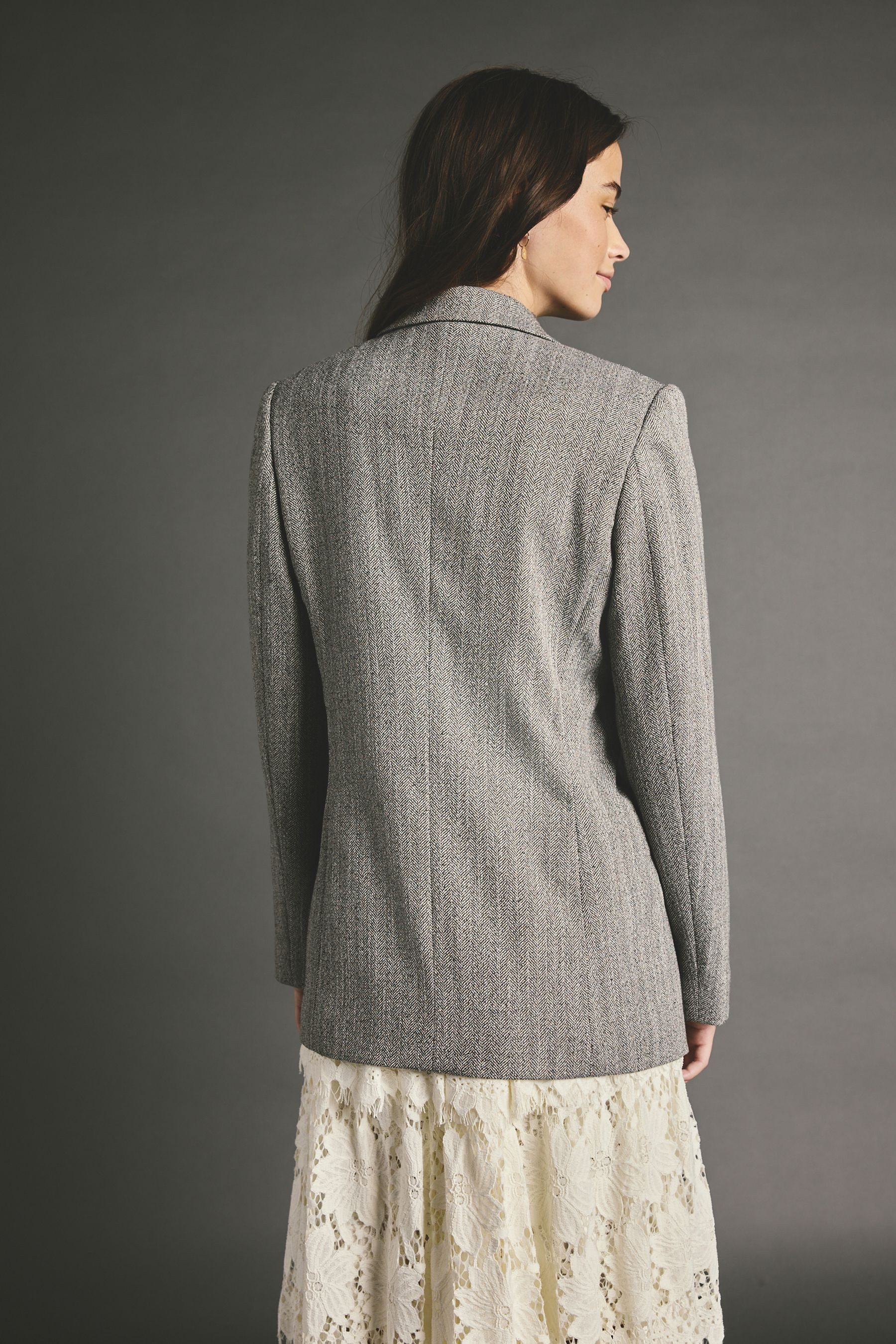Next Jackenblazer Blazer mit Fischgrätmuster und günstig online kaufen