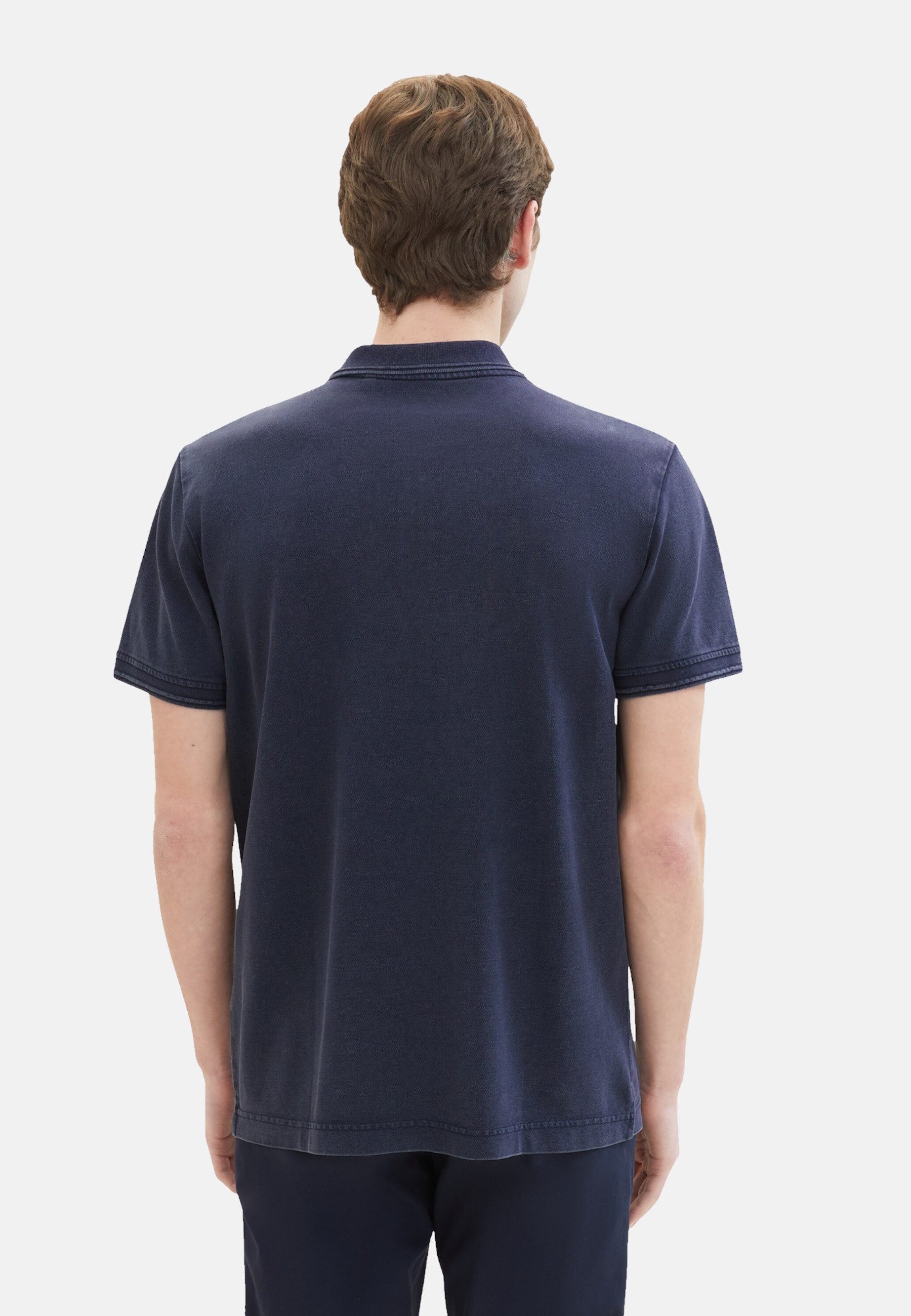 TOM TAILOR Poloshirt Poloshirt Kurzarmshirt mit Polokragen (1-tlg., 1)