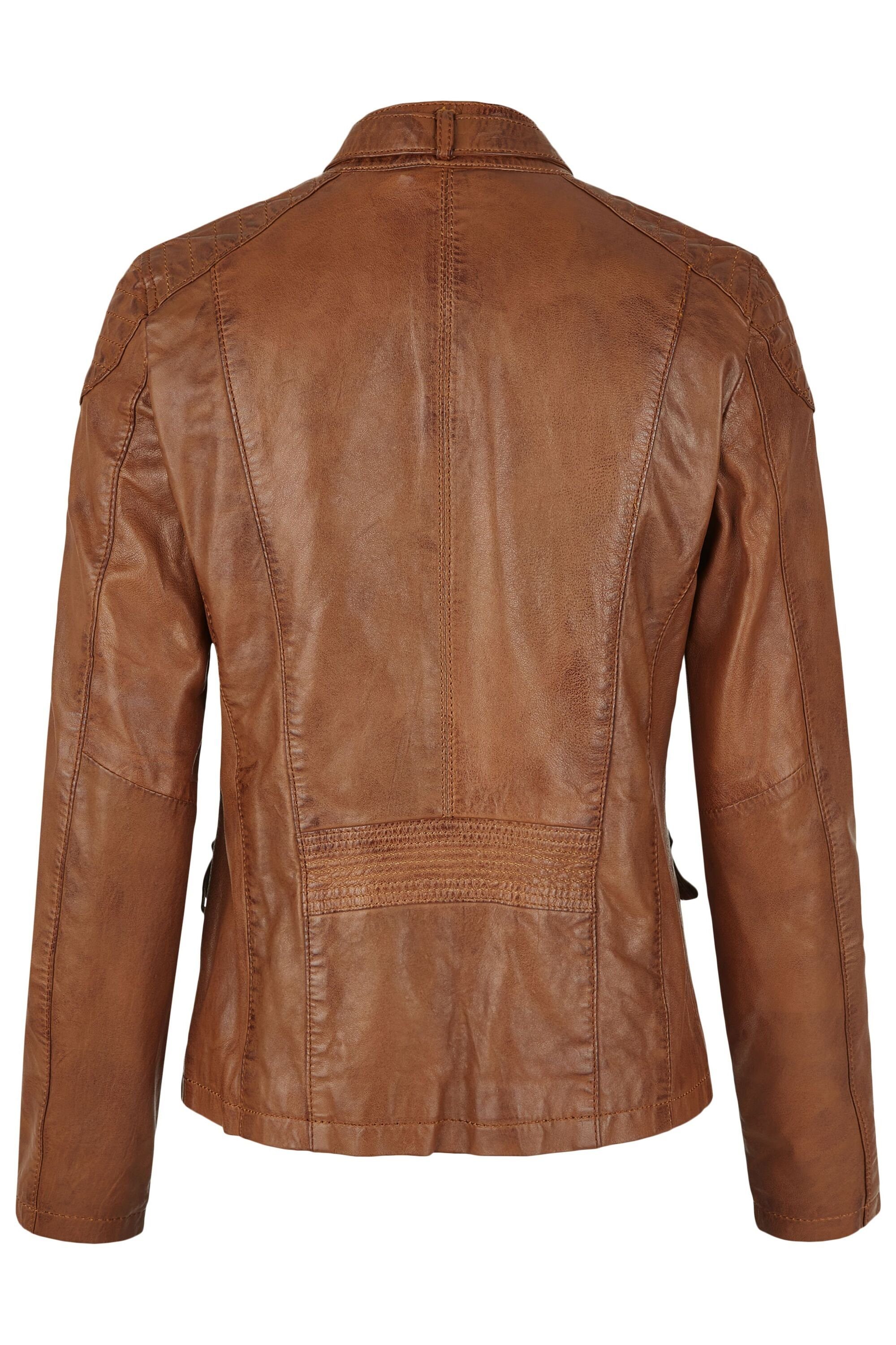 7eleven Lederjacke SEMILA (1-St) mit Zierschnalle