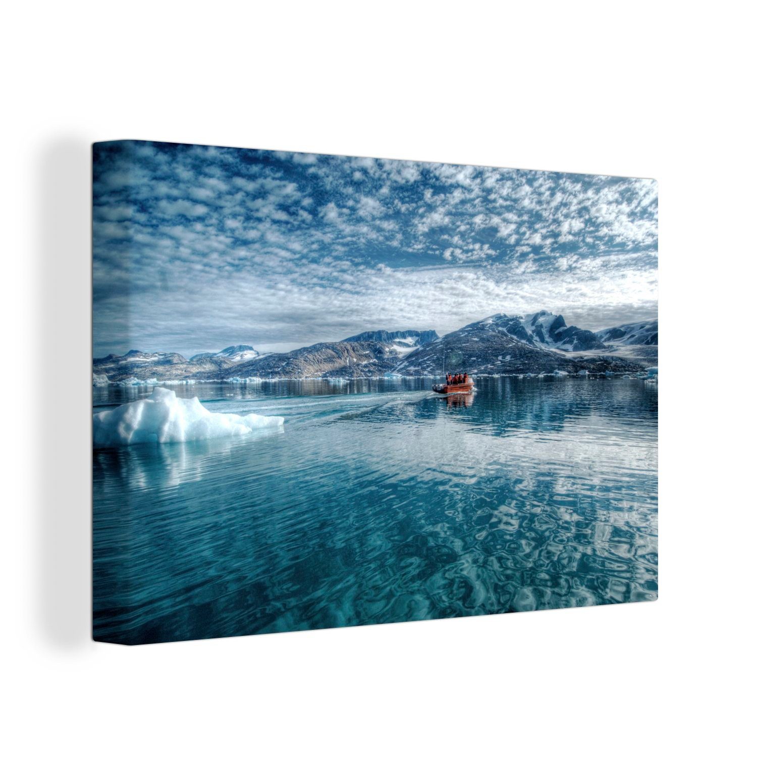 OneMillionCanvasses® Leinwandbild Arkaner Ozean, (1 St), Wandbild Leinwandbilder, Aufhängefertig, Wanddeko, 30x20 cm