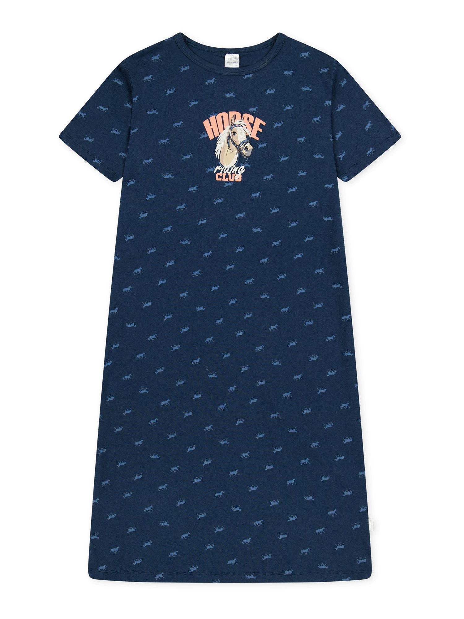 Schiesser Nachthemd Horse World Nacht-hemd schlafmode sleepwear