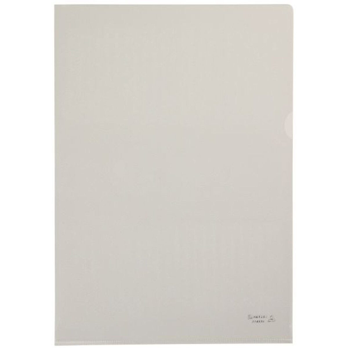 HETZEL Prospekthülle Sichthülle Standard A4 PVC genarbt VE=50 Stück farblos