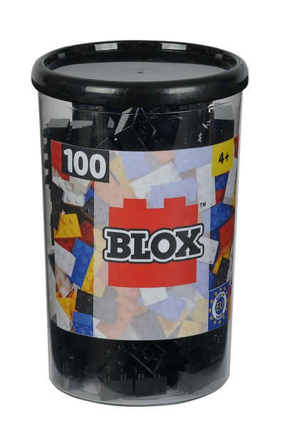 SIMBA Spielbausteine Konstruktionsspielzeug Blox 100 Teile 8er schwarz 104118916