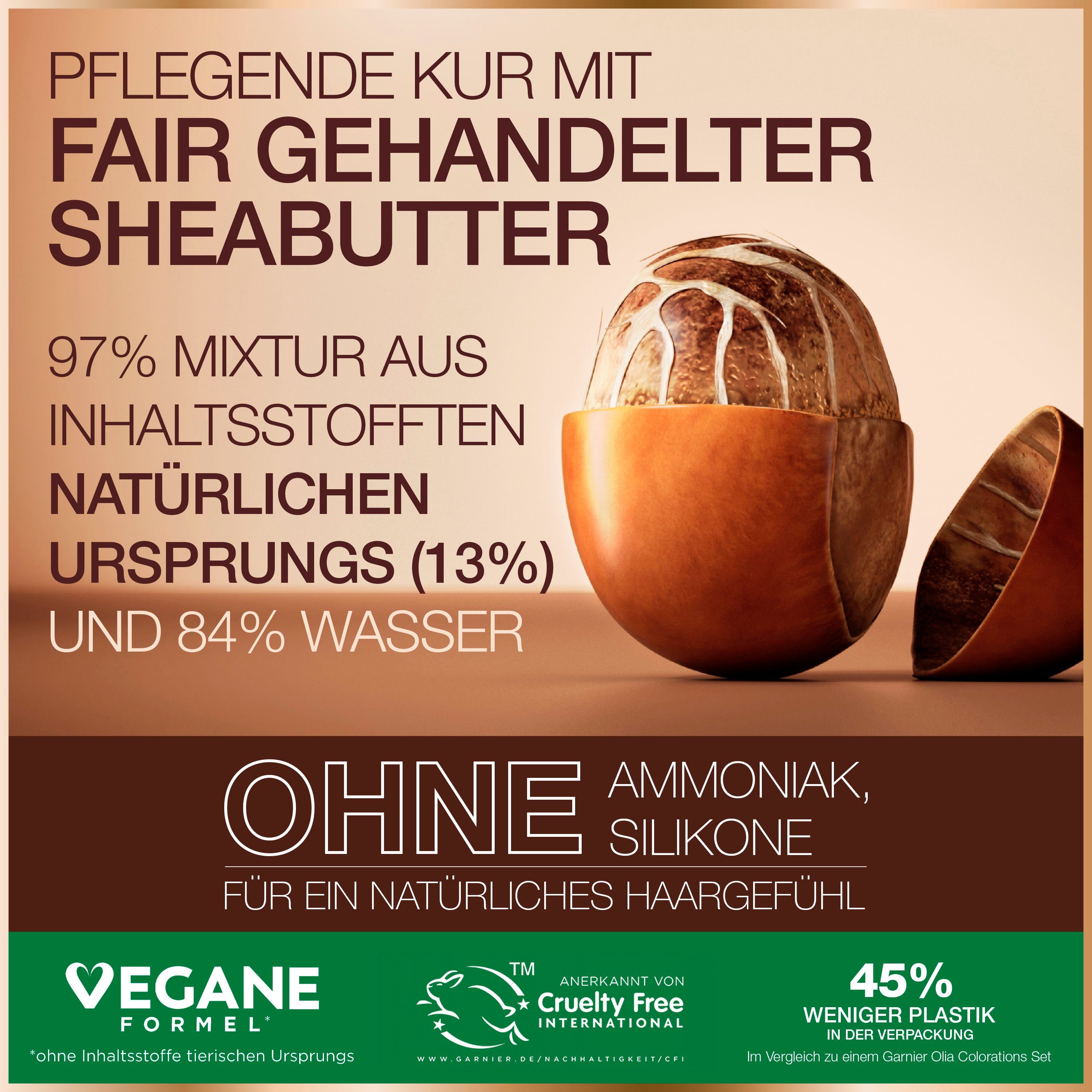 GARNIER Coloration Garnier GOOD Dauerhafte Haarfarbe, mit pflegender Formel