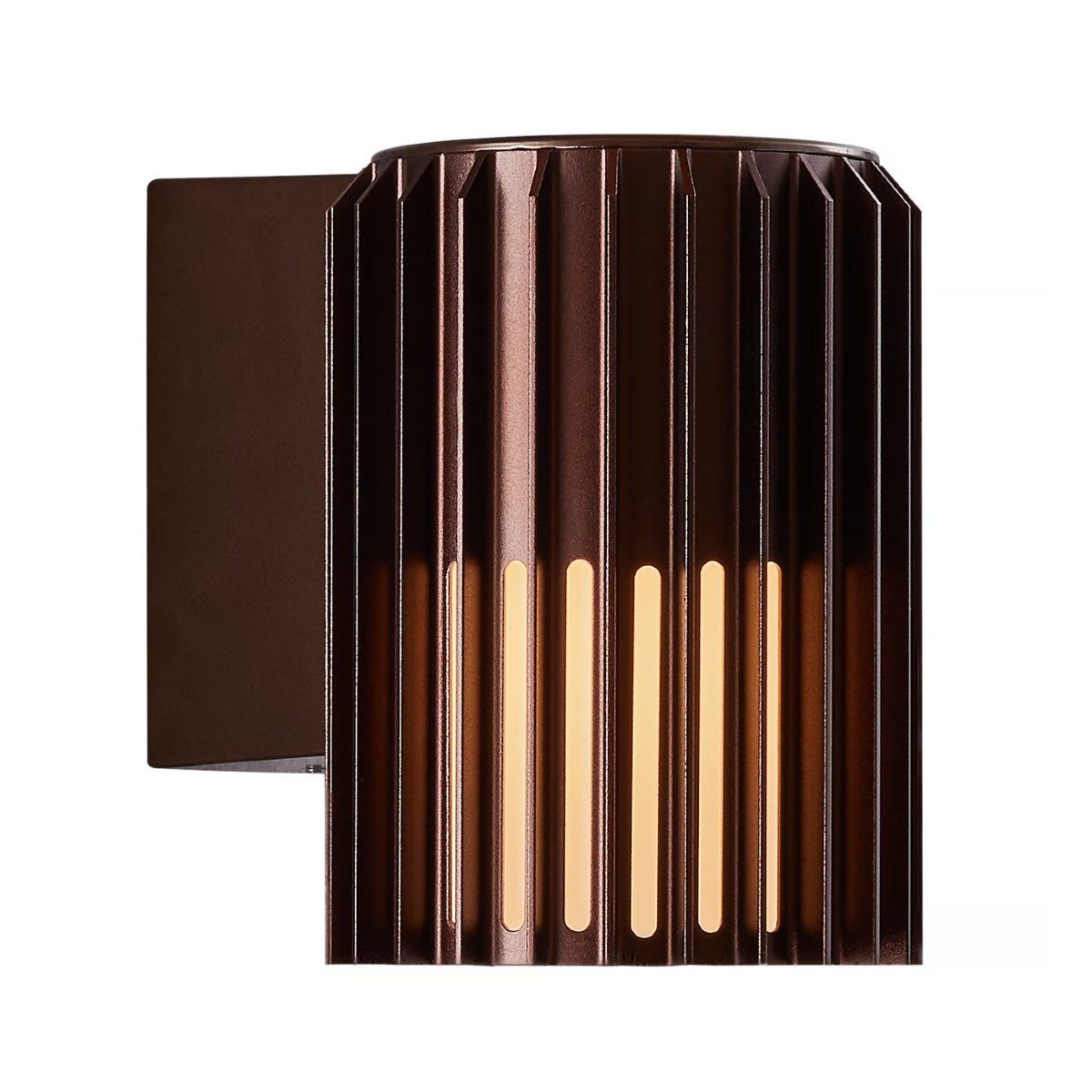 Nordlux Außen-Wandleuchte Aludra, ohne Leuchtmittel, 3 Farben, IP54, Parallelschaltung möglich, gemütliches Downlight