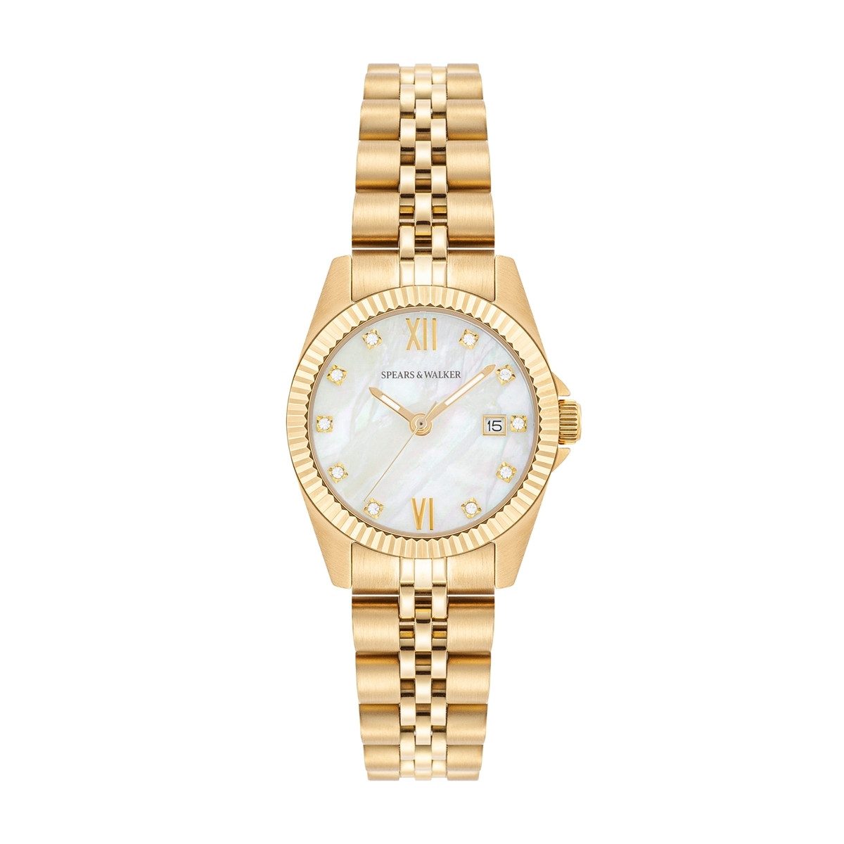 Spears & Walker Quarzuhr gelbgold günstig online kaufen